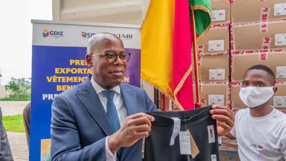 Première exportation de vêtements "Made in Benin" vers l'Europe: la Gdiz franchit un cap