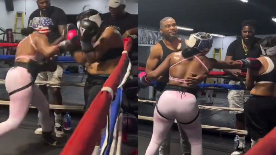 La GOAT de la boxe humilie un troll sur le ring, à la manière de Deontay Wilder