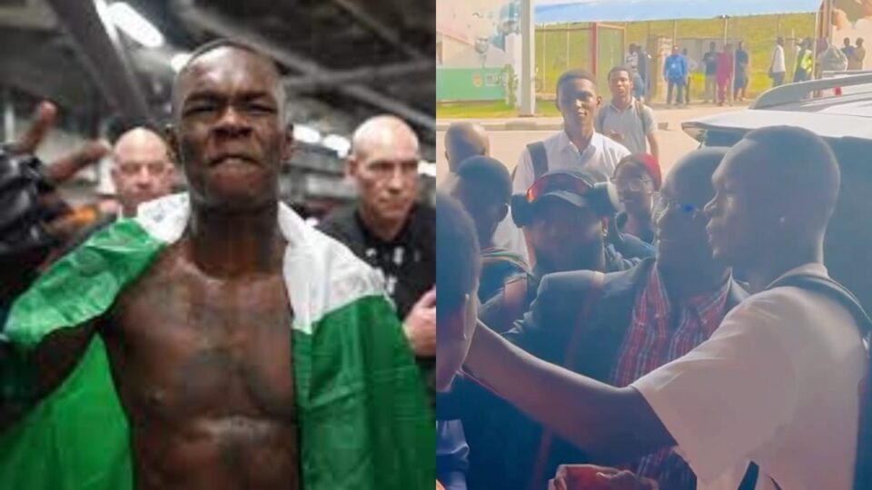 Israel Adesanya, héros accueilli au Nigeria