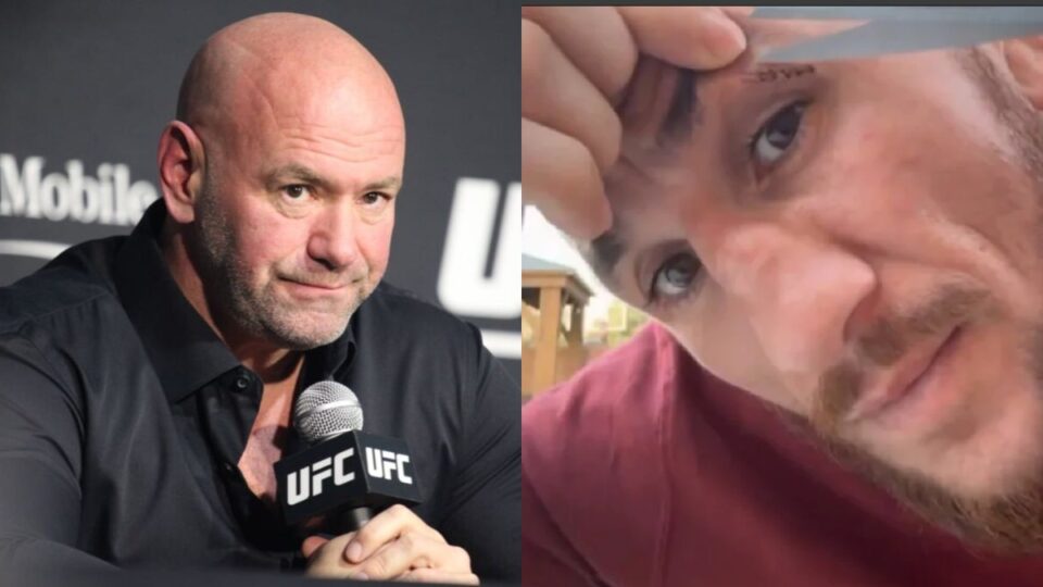 Dana White s'énerve sur Merab Dvalishvili qui retire ses points de suture