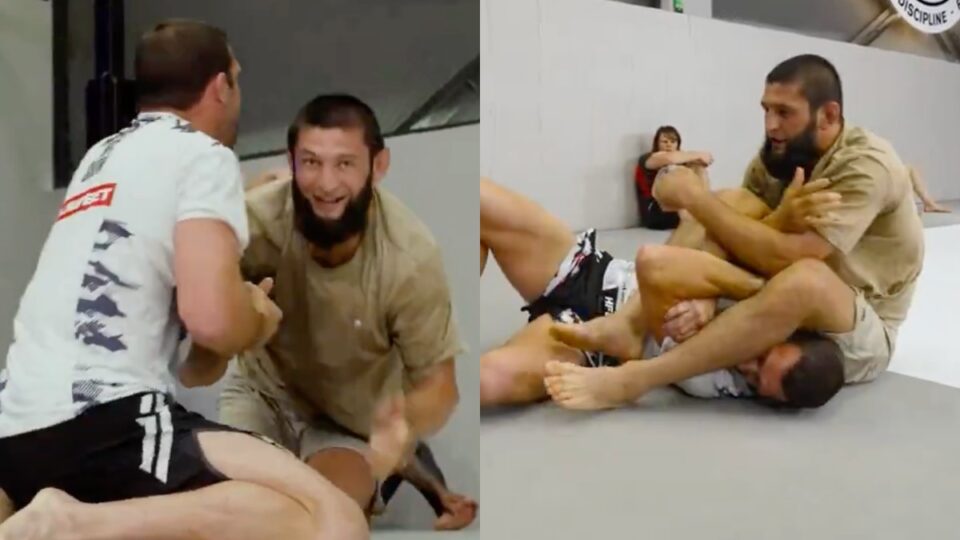 Khamzat Chimaev soumet une légende de l’UFC en grappling