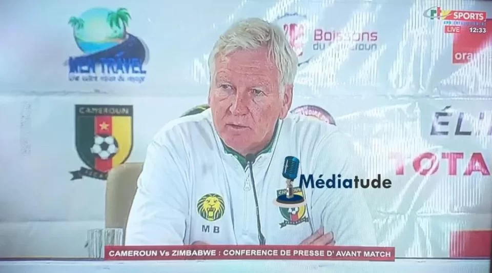 Marc Brys ne craint pas Vincent Aboubakar, malgré les interrogations : conférence avant le match Cameroun-Zimbabwe.