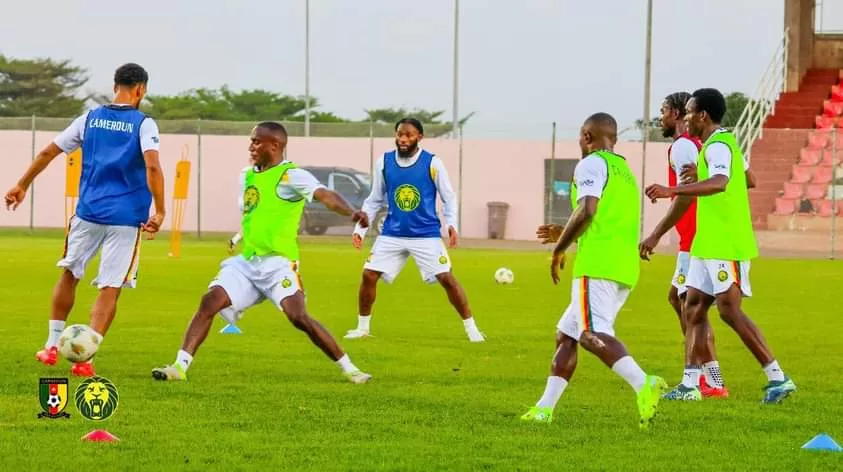 Préparation des Lions Indomptables pour la séance 3 à Yaoundé