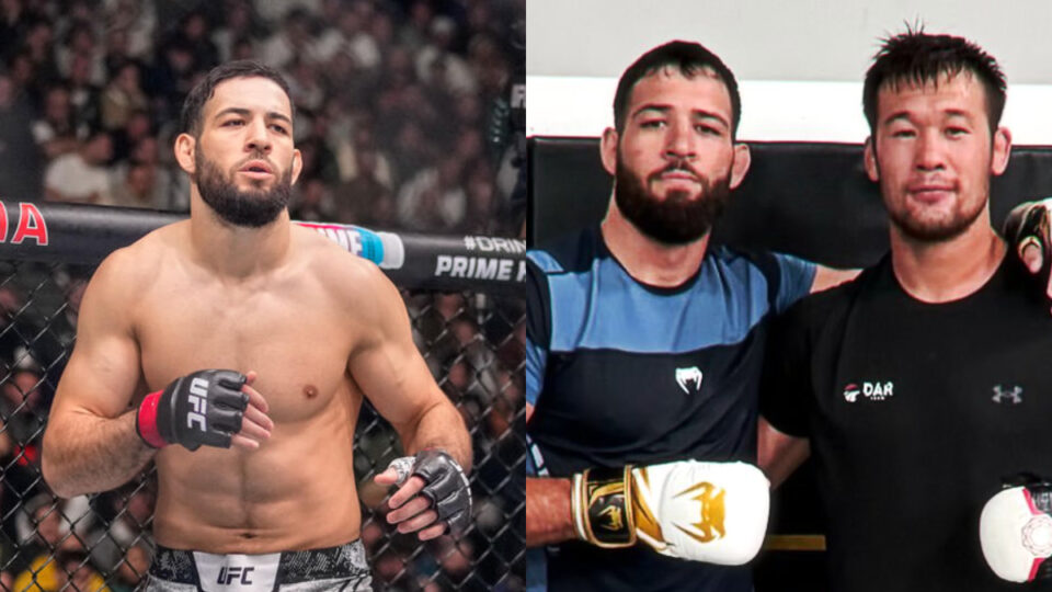 Shavkat Rakhmonov s'entraîne avec Nassourdine Imavov pour l'UFC 310