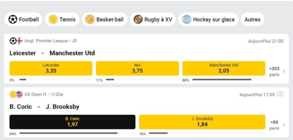 Cash Out Betclic (C) Droits réservés